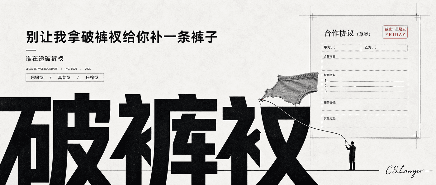 别让我拿破裤衩给你补一条裤子封面图