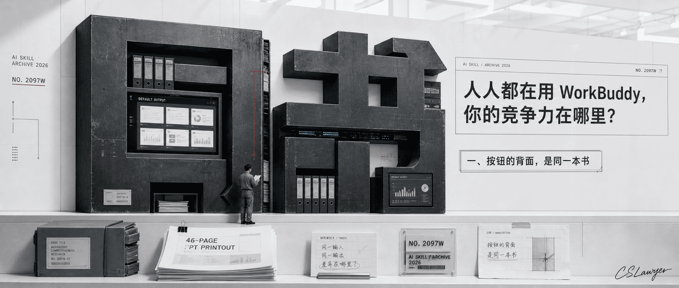 人人都在用 WorkBuddy，你的竞争力在哪里？封面图
