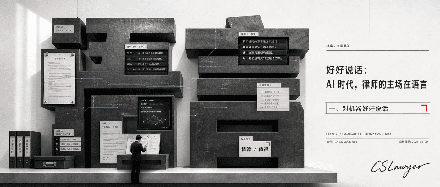 好好说话：AI 时代，律师的主场在语言封面图