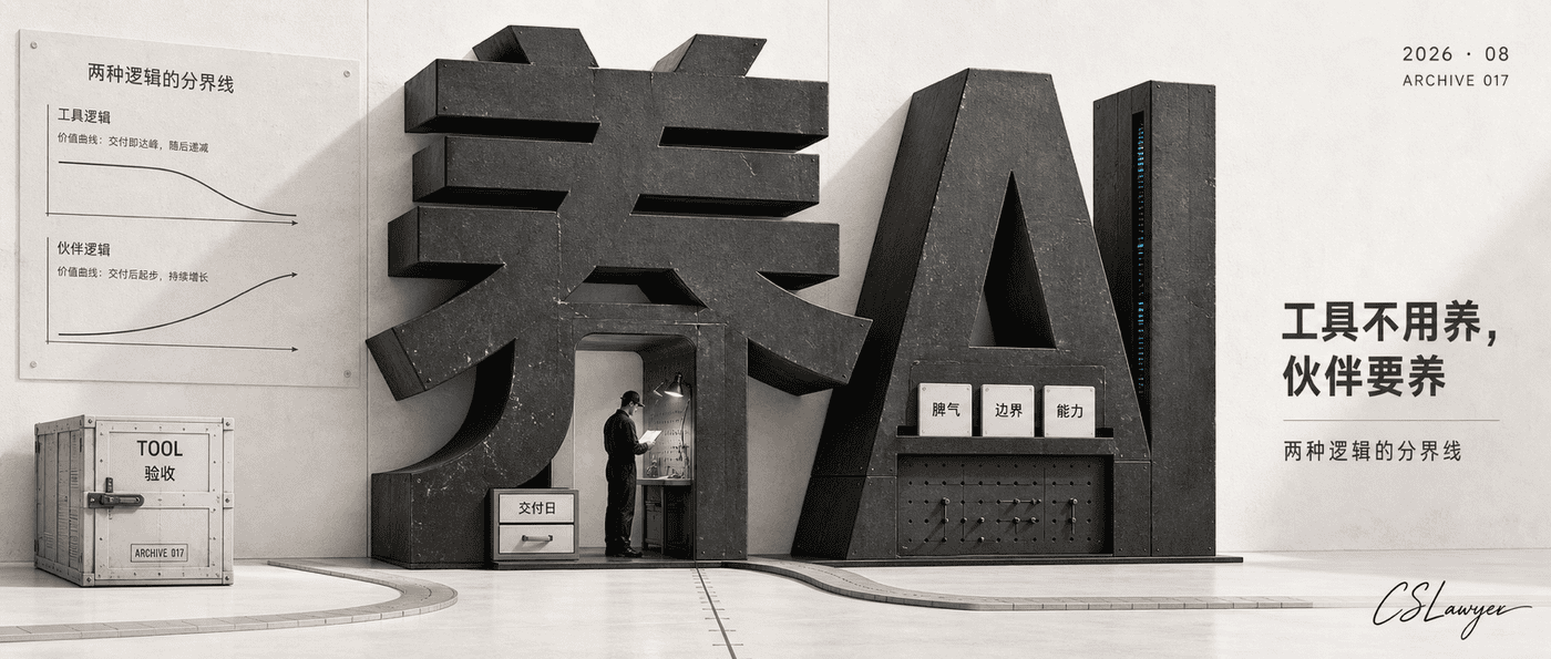 工具不用养，伙伴要养封面图