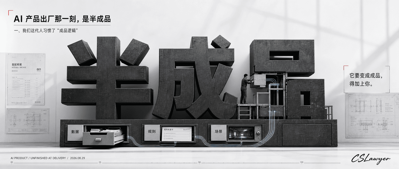AI 产品出厂那一刻，是半成品封面图